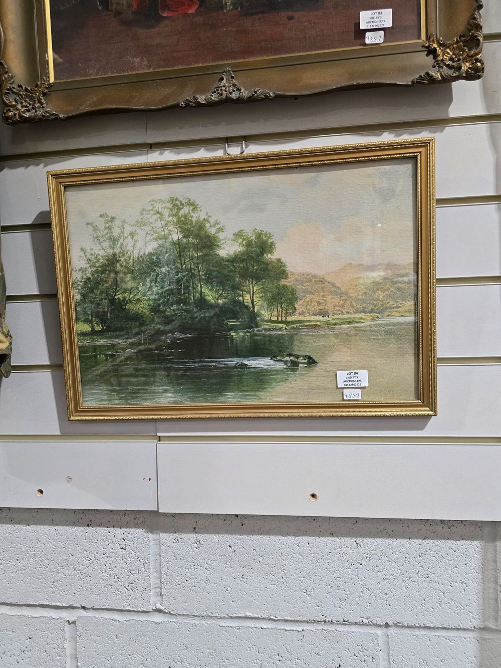 Lot 84: 1 X LANDSCAPE PAINTING BY S COOPER
