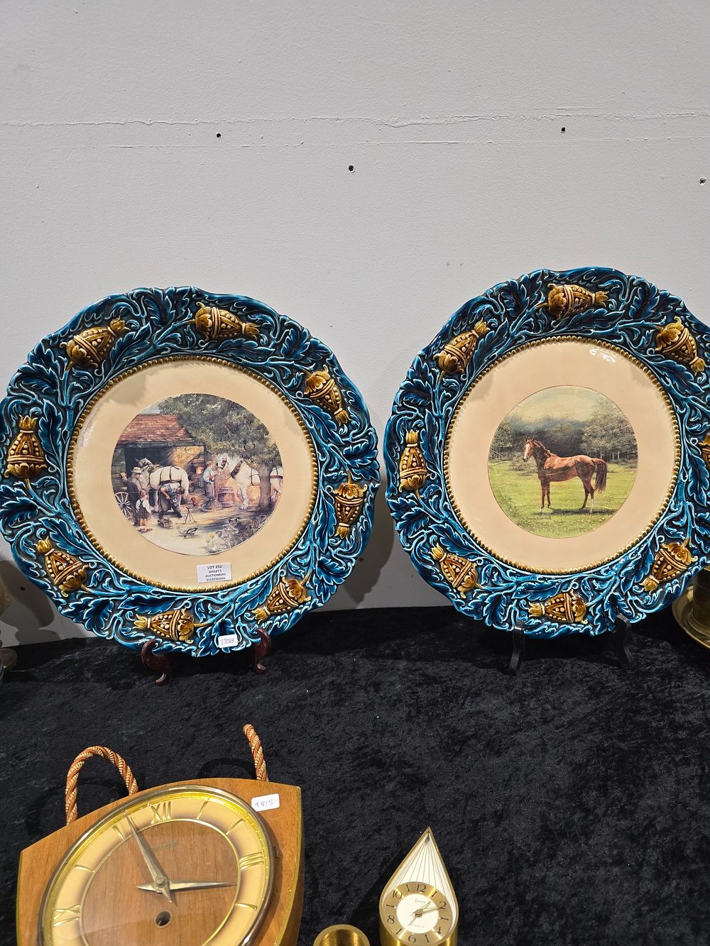 Lot 252: 1 X PAIR OF LARGE 16 INCH AUSTRIAN...