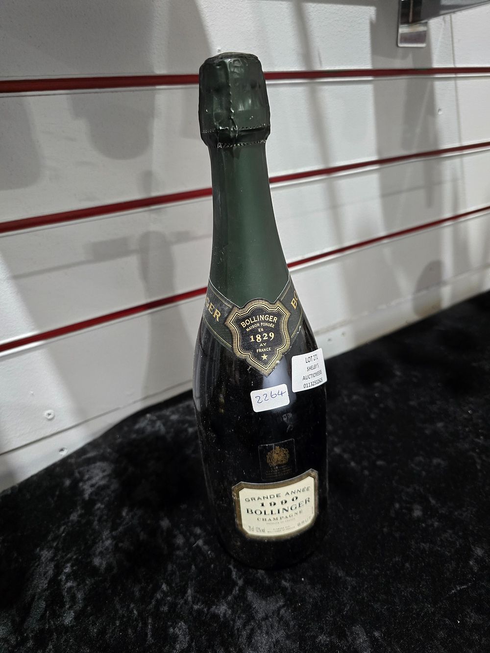 Lot 271: 1 X BOTTLE OF BOLLINGER GRAND ANEE 1990