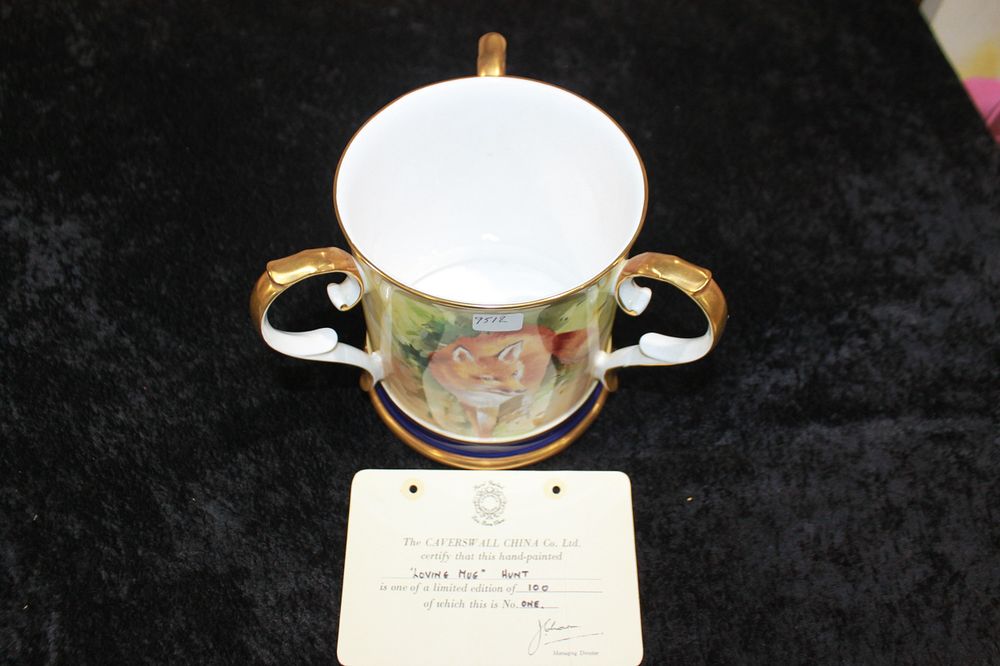 Lot 229: 1 X CAVERSWALL CHINA CO LTD LOVING MUG...