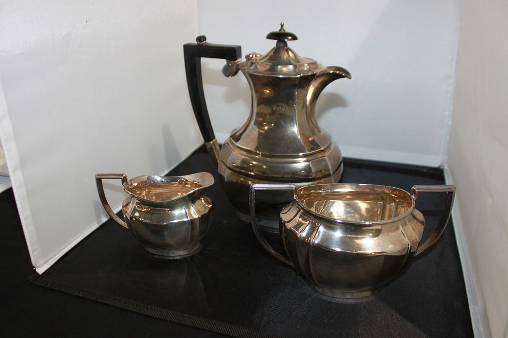 Lot 345: 1 X SILVER WA BIRMINGHAM COFEE POT WITH...