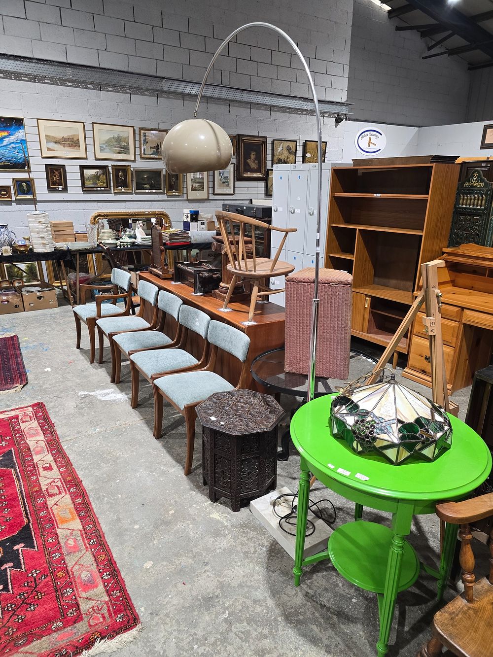 Lot 109: 1 X 1960S ITALIAN ARC FLOOR LAMP ON...