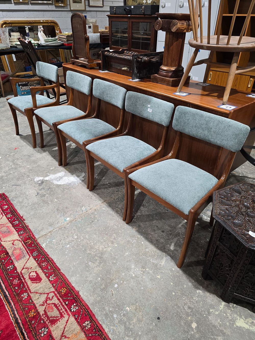 Lot 111: SET OF 1970S DINING CHAIRS