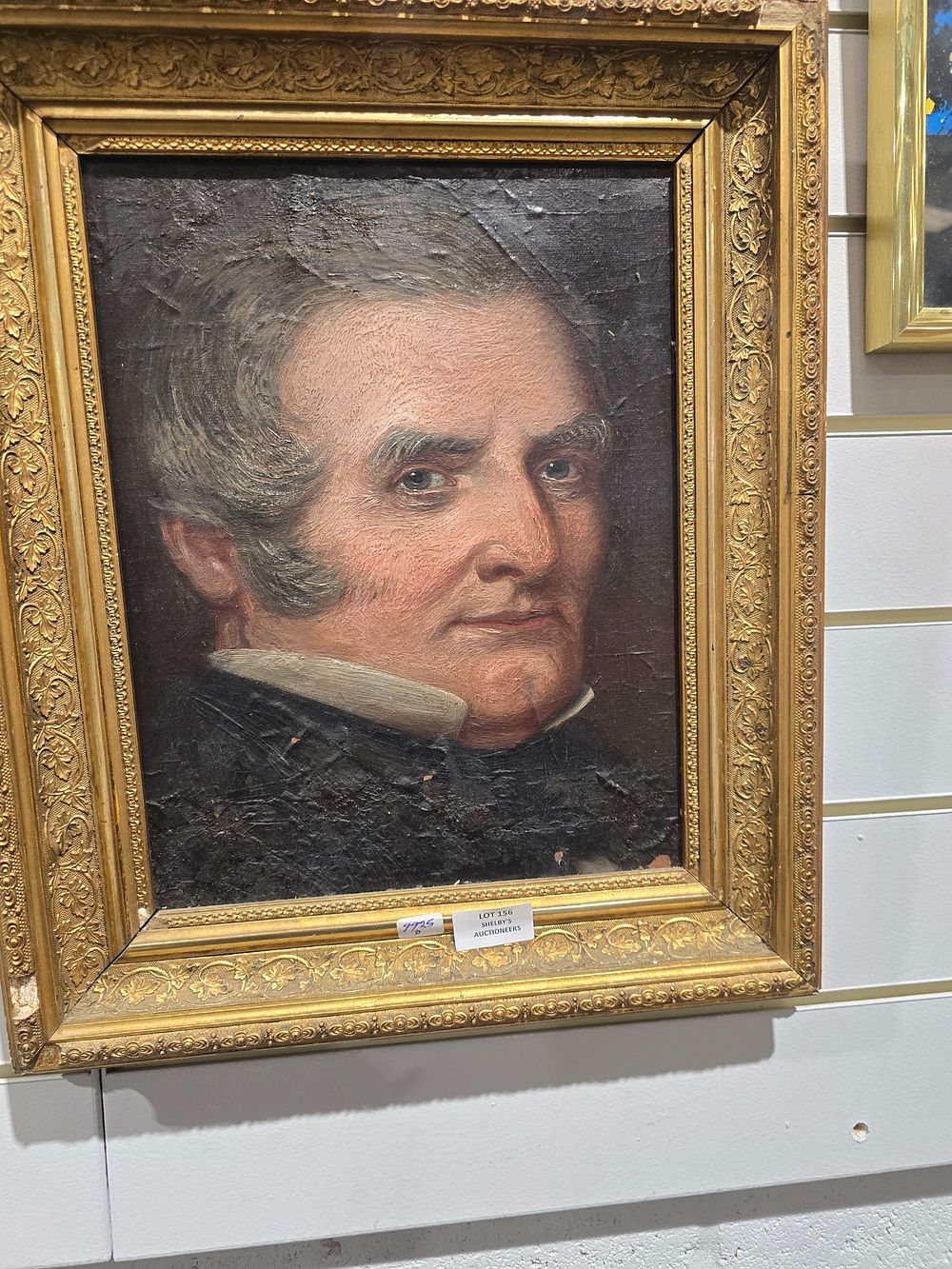 Lot 156: 1 X VIXTORIAN OIL ON CANVAS GENTLE MAN...