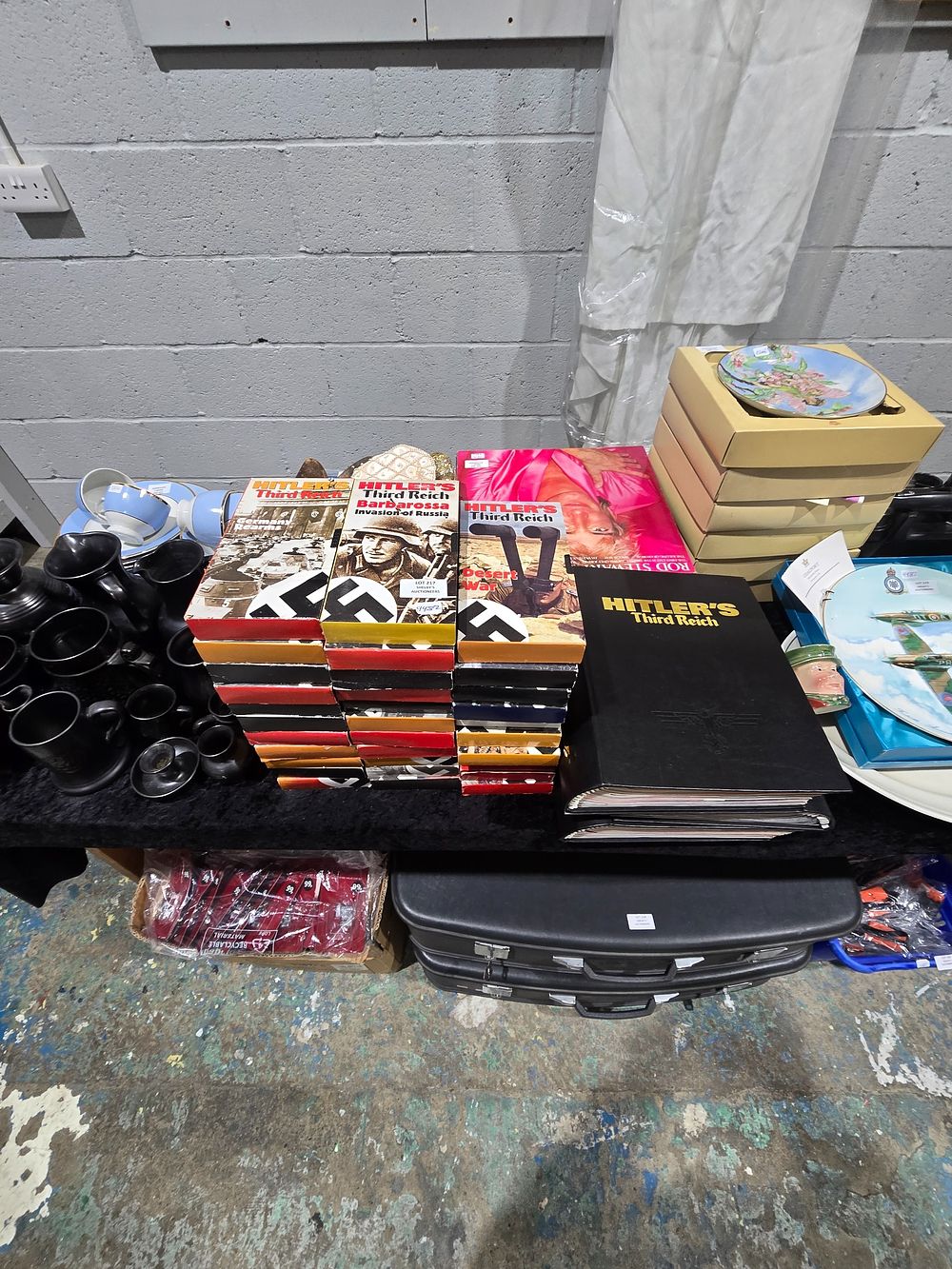 Lot 217: LARGE SELCTION OF VIDEOS ABOUT HITLER S THIRD...