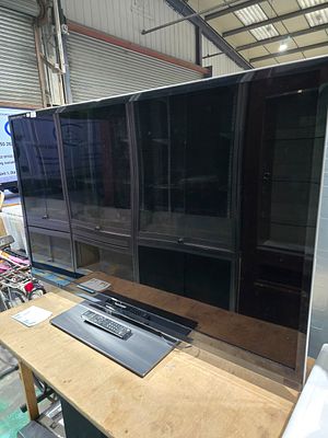 1 X SHARP 60 INCH LCD FLAT SCREEN AQUOS TELEVISION