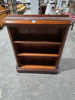 1 X VICTORIAN WALNUT BOOKCASE