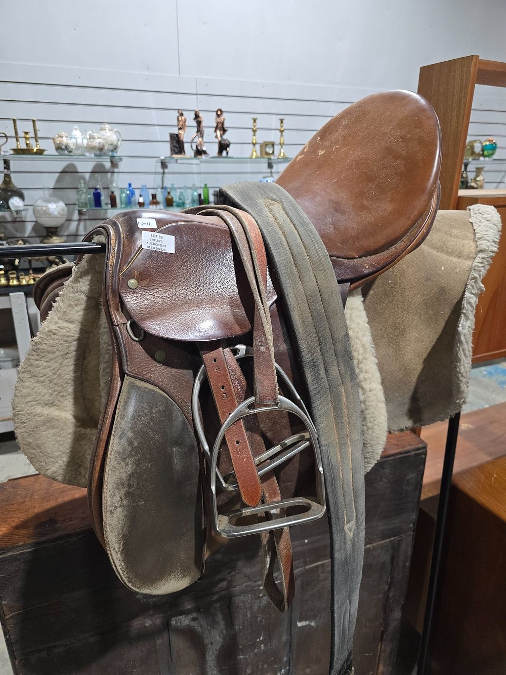 Lot 82: 1 X HORSES SADDLE