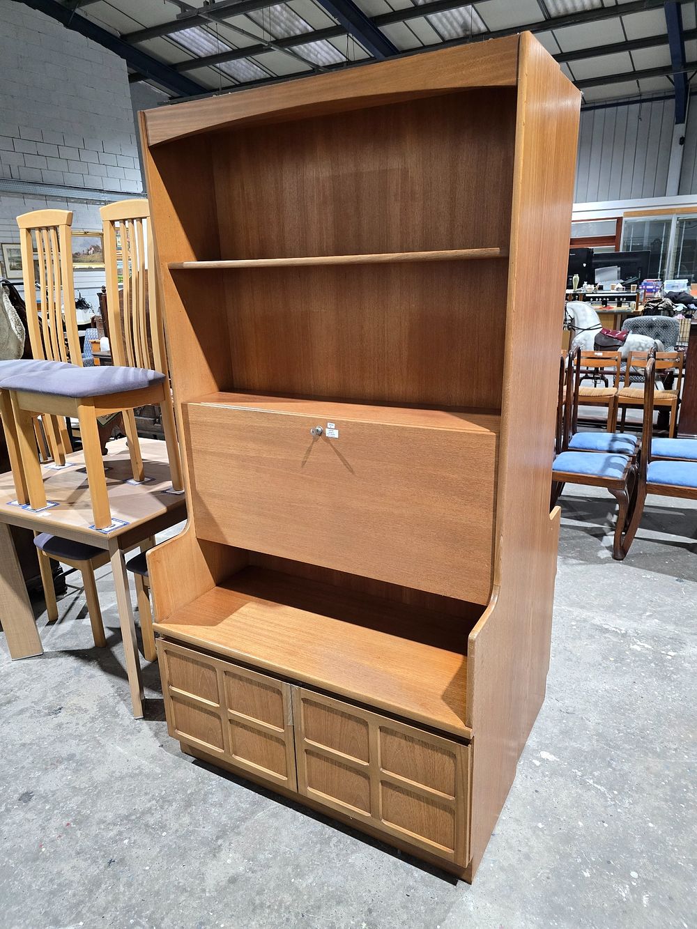 Lot 97: 1 X NATHAN TEAK SIDERBOARD UNIT