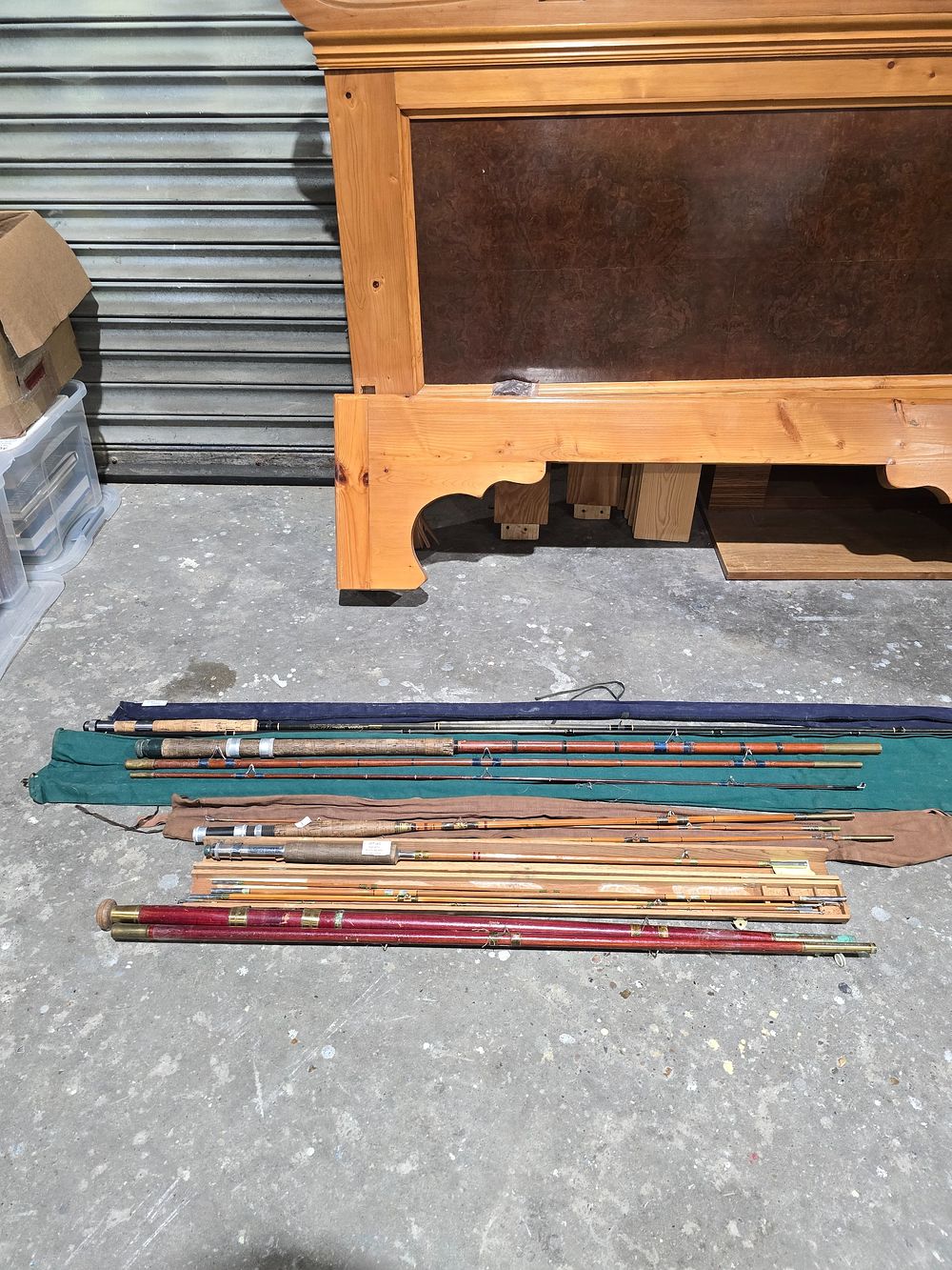 Lot 101: 5 X VARIOUS FISHING RODS 3 FLY FISHING...