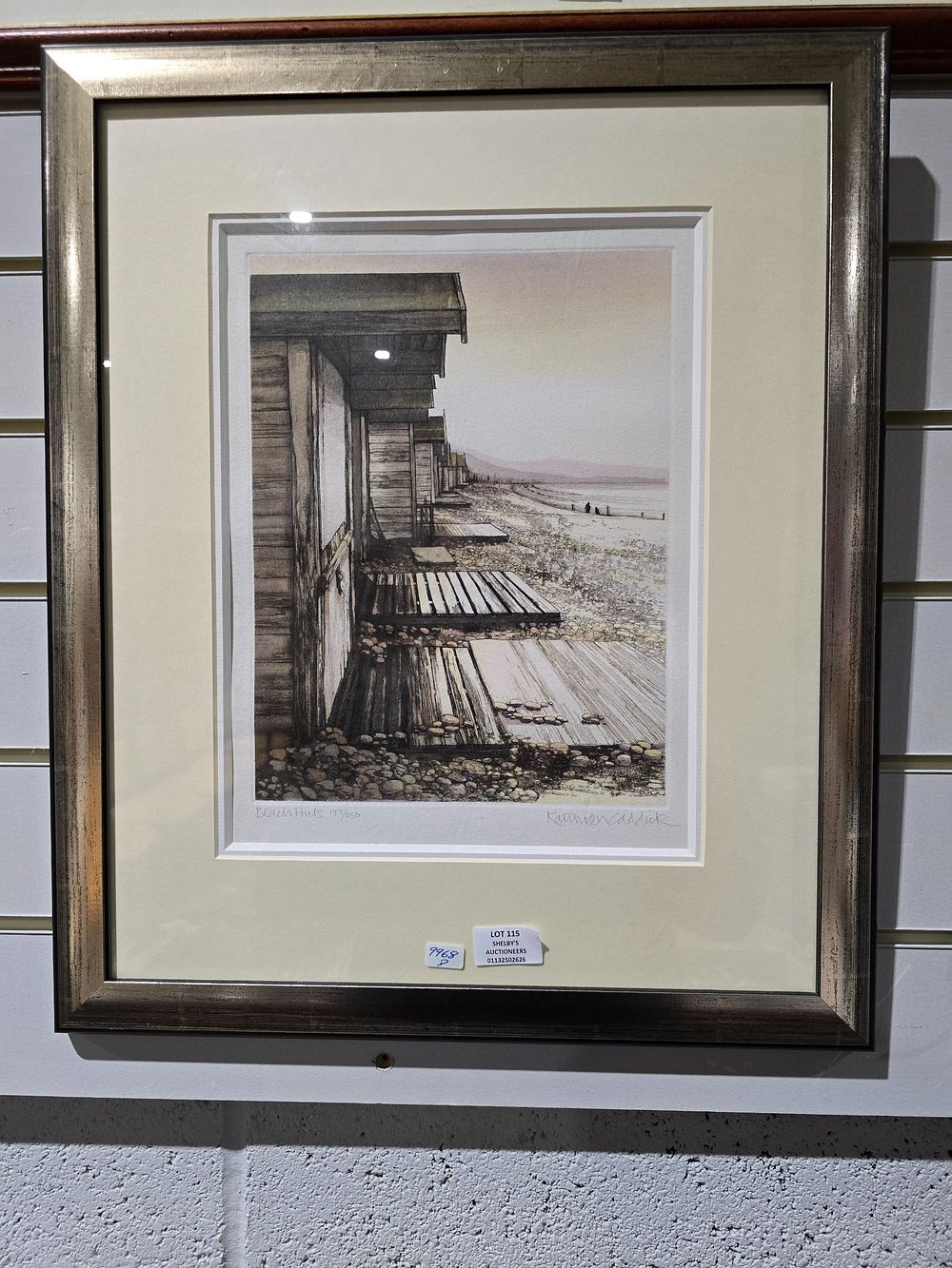 Lot 115: 1 X LTD EDITION PRINT CATHLEEN CUDDICK BEACH...