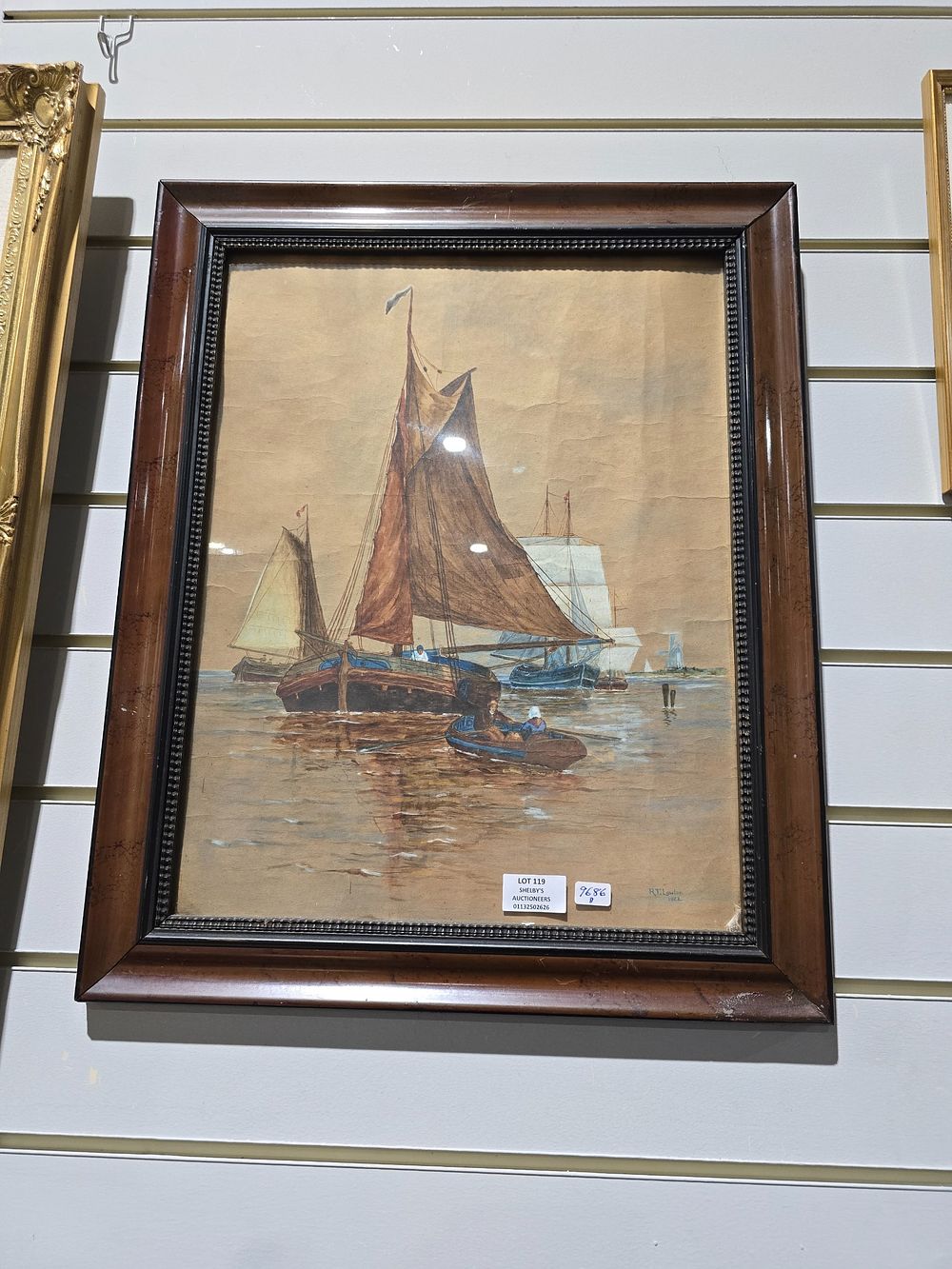 Lot 119: 1 X R T LAWTON 1922 WATER COLOUR...