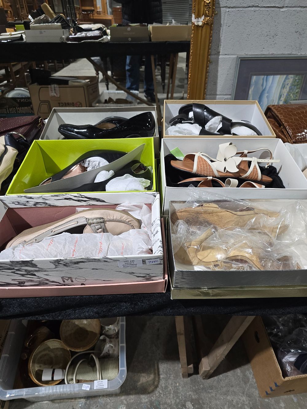 Lot 130: 6 X VARIOUS PAIRS OF LADIES DESIGNER SHOES...