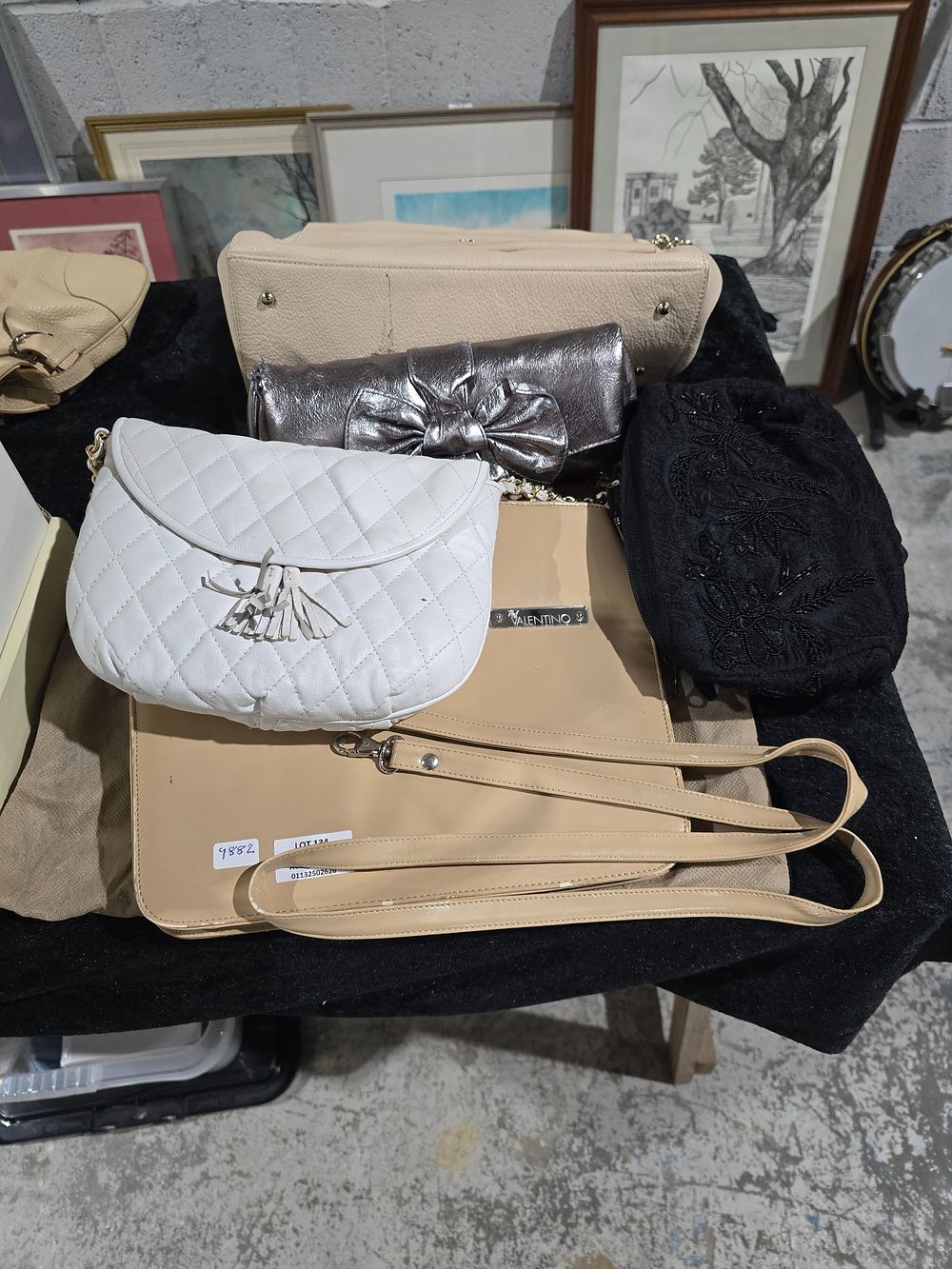 Lot 134: SELECTION OF LADIES HANDBAGS INCLUDING VALENTINO WITH PURIFICATION...