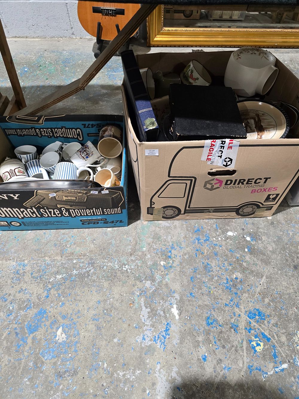 Lot 160: 2 X VARIOUS BOXES OF POTTERY WARE ITEMS