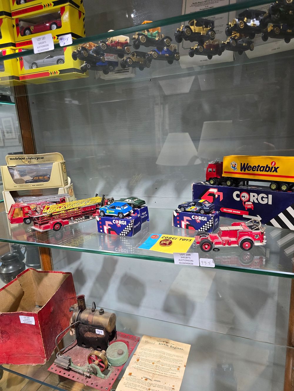 Lot 188: SELECTION OF CORGI VEHICLES WITH MATCH BOX VEHICLES...