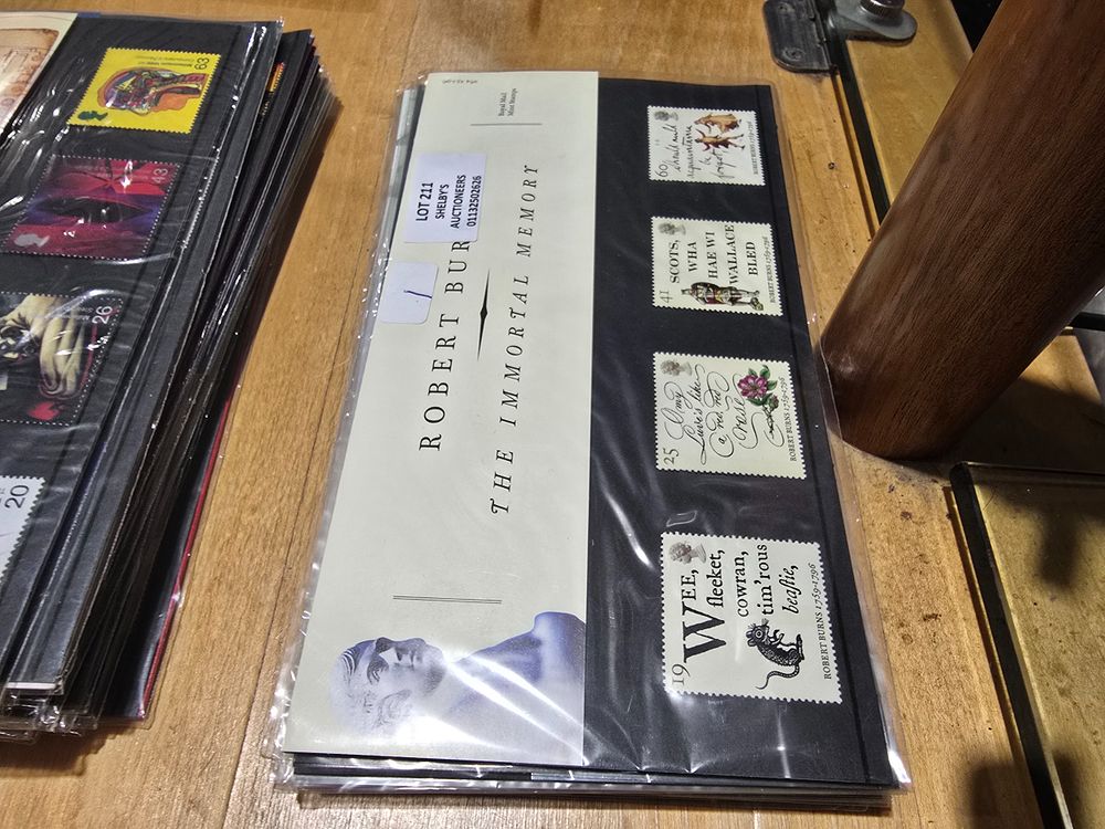 Lot 211: SELECTION OF FIRST DAY COVERS 1996