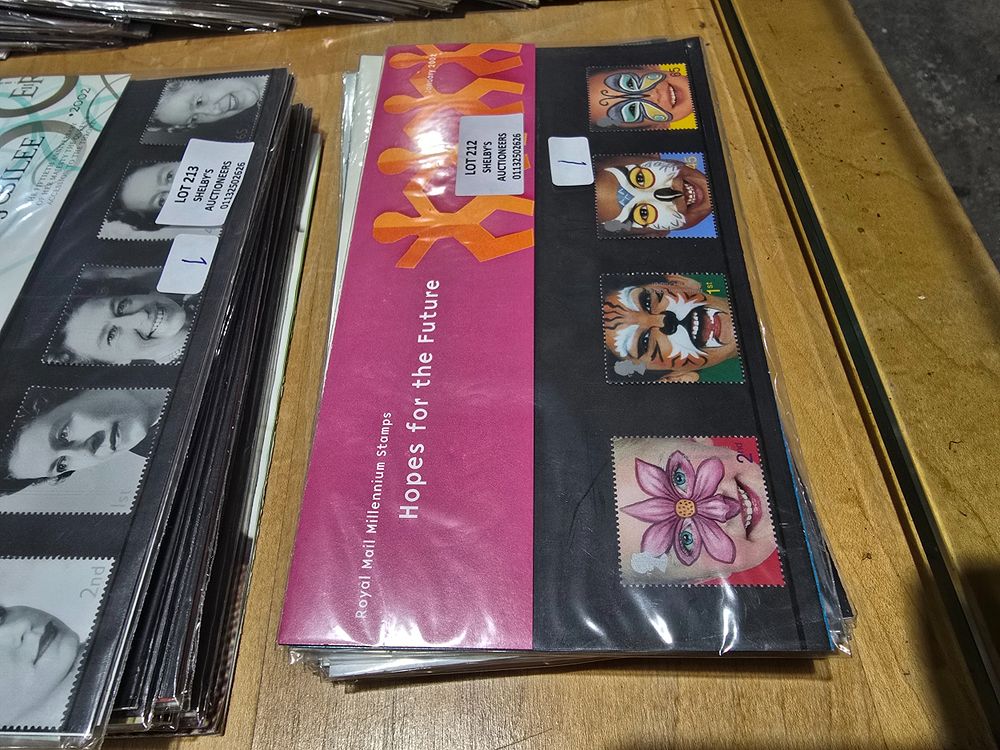 Lot 212: SELECTION OF FIRST DAY COVERS 2001