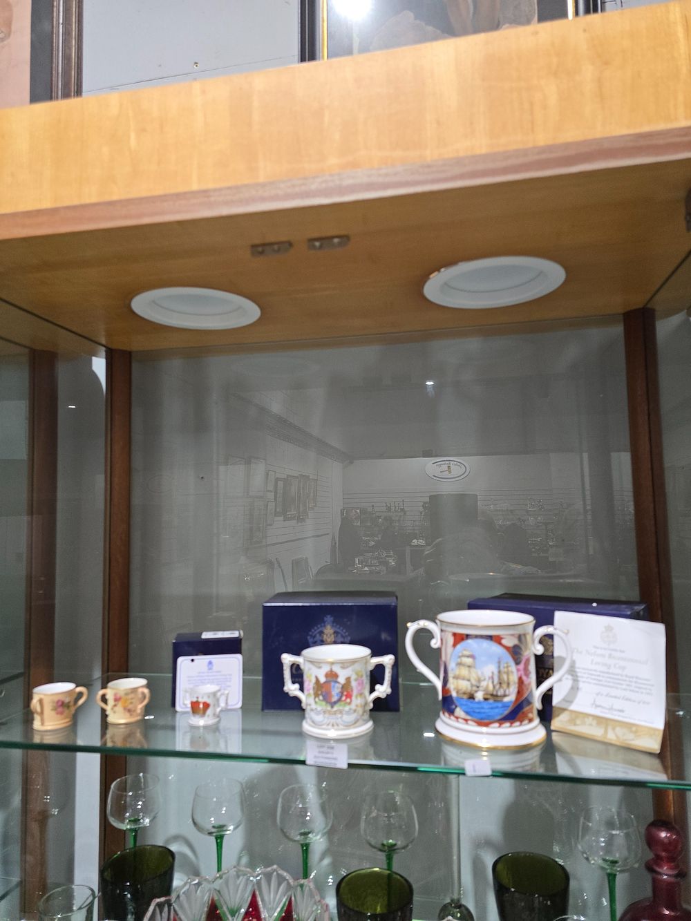 Lot 268: 2 X ROYAL CROWN DERBY COLLECTORS CUPS WITH...