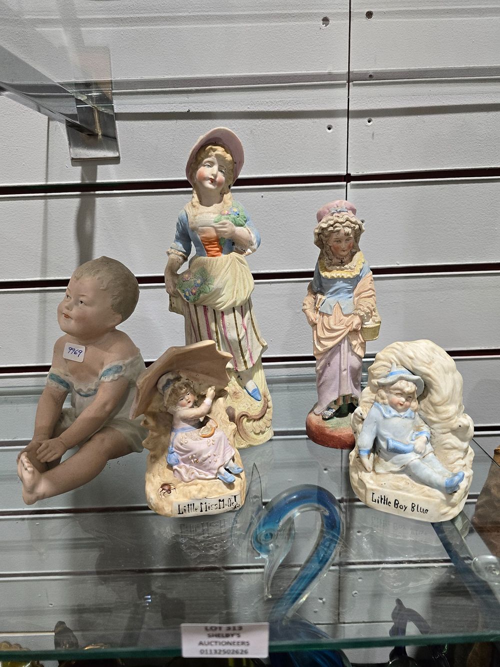 Lot 313: 5 X VARIOUS GERMAN BISQUE FIGURES