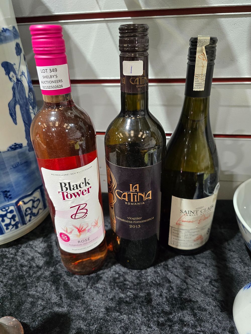 Lot 349: 1 X BOTTLE OF ROSE WITH 2 X...