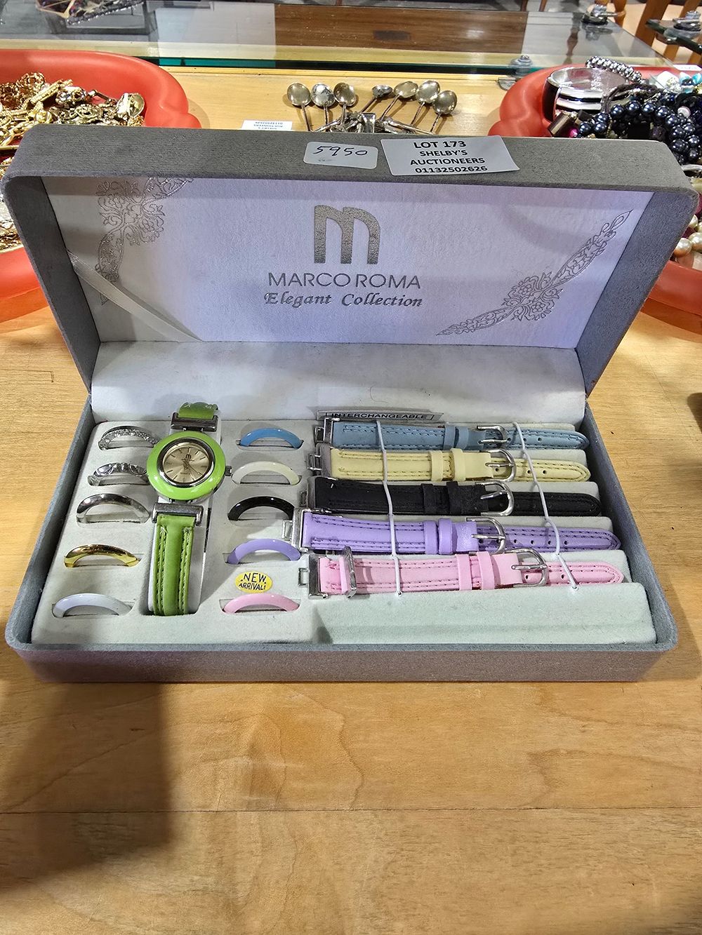Lot 173: 1 X MARCO ROMA LADIES INTERCHANGEABLE WATCH