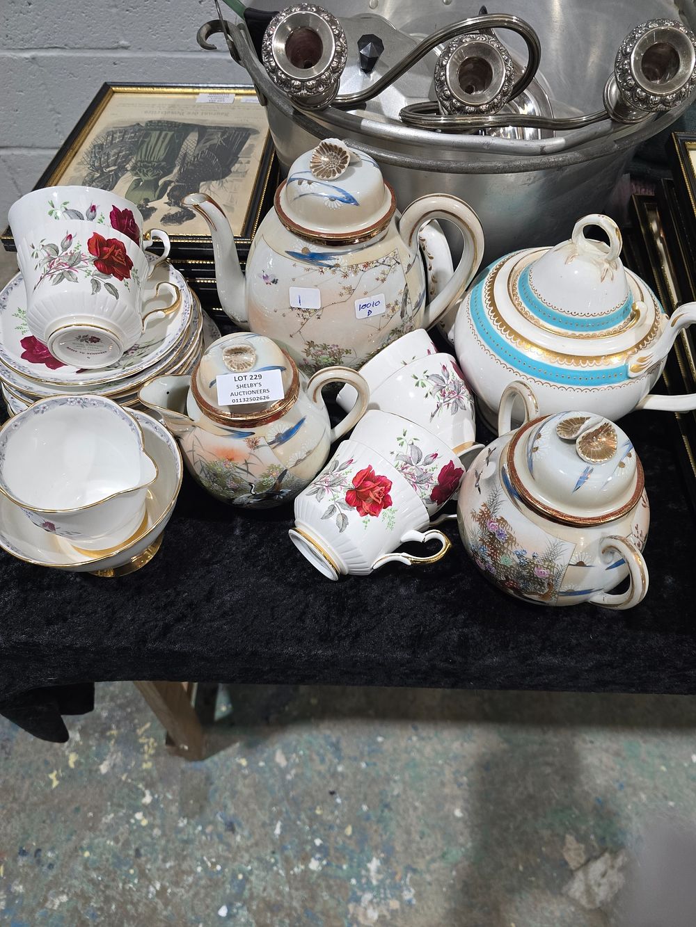 Lot 229: ROYAL ALBERT OLD COUNTRY ROSES TEA SET WITH...
