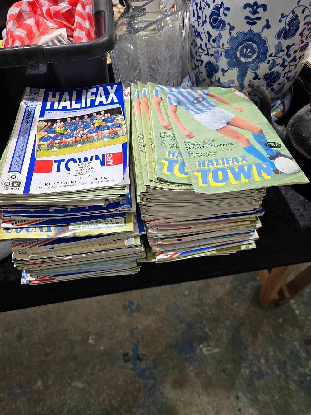 Lot 257: 1 X LARGE COLLECTION OF HALIFAX TOWN FOOTBALL...
