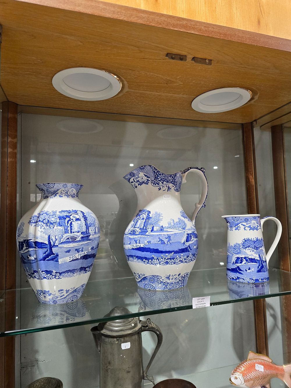 Lot 269: 1 X LARGE SPODE WATER JUG WITH SPODE...