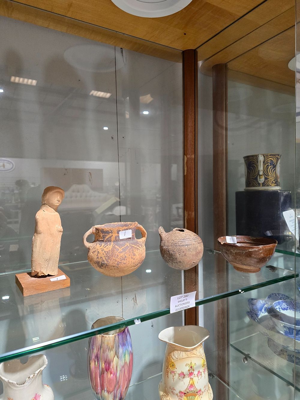 Lot 280: 1 X CIRCA 1900S RED TERRACOTTA VESSEL 1...