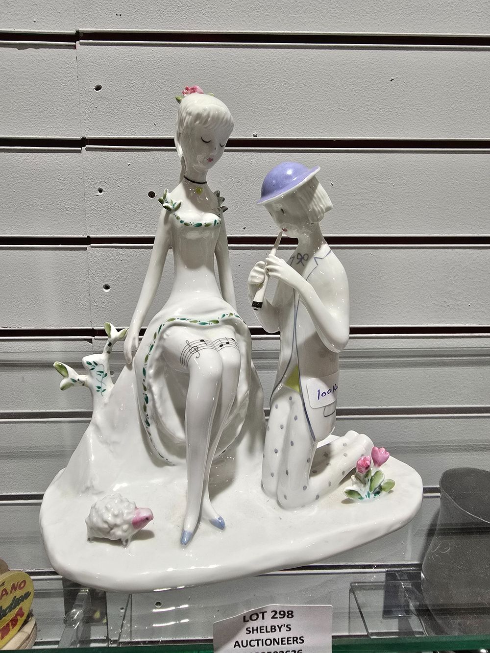 Lot 298: 1 X LARGE ROSETHAL PORCELAIN LADY AND GENT...