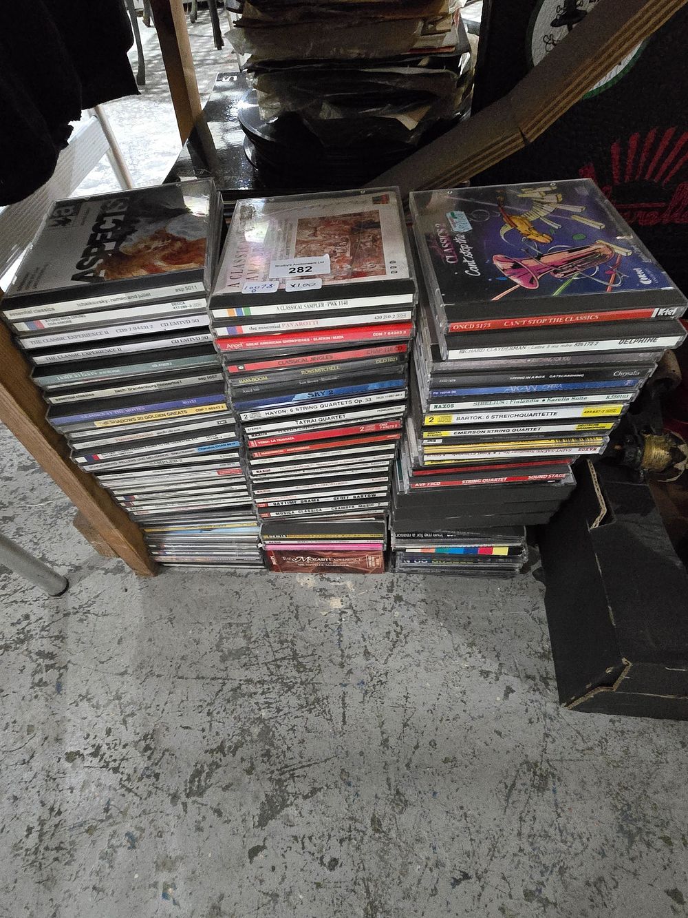Lot 282: 100X VARIOUS MUSIC CDS CLASSICLE MUSIC