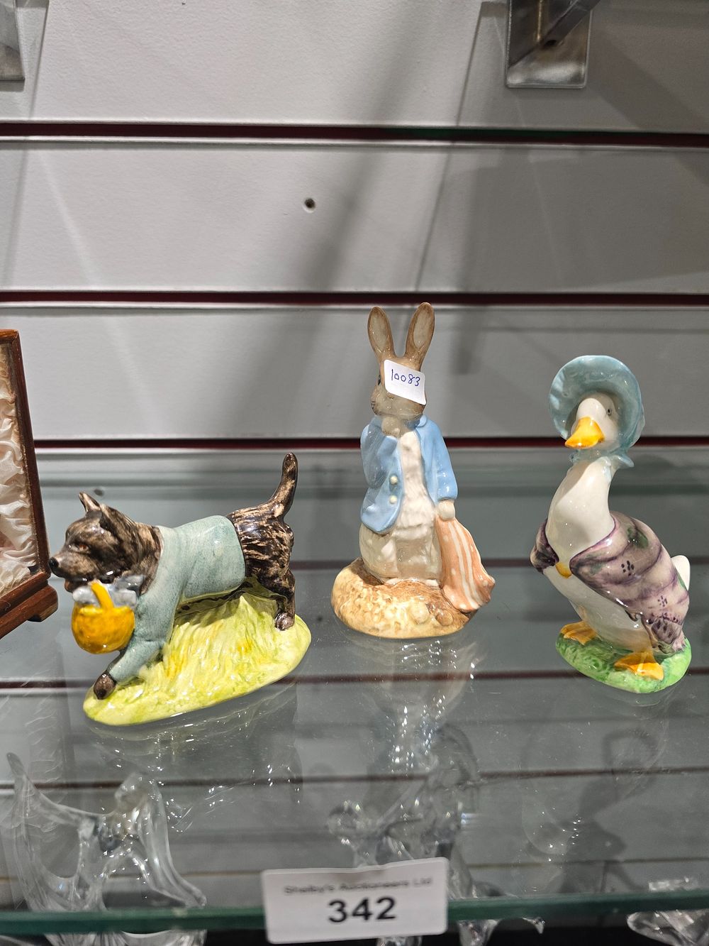 Lot 342: 2 X ROYAL ALBERT BEATRIX POTTER FIGURES WITH...