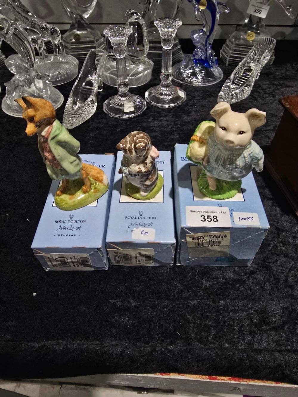 Lot 358: 3 X VARIOUS BESWICK BEATRIX POTTER FIGURINES LITTLE...