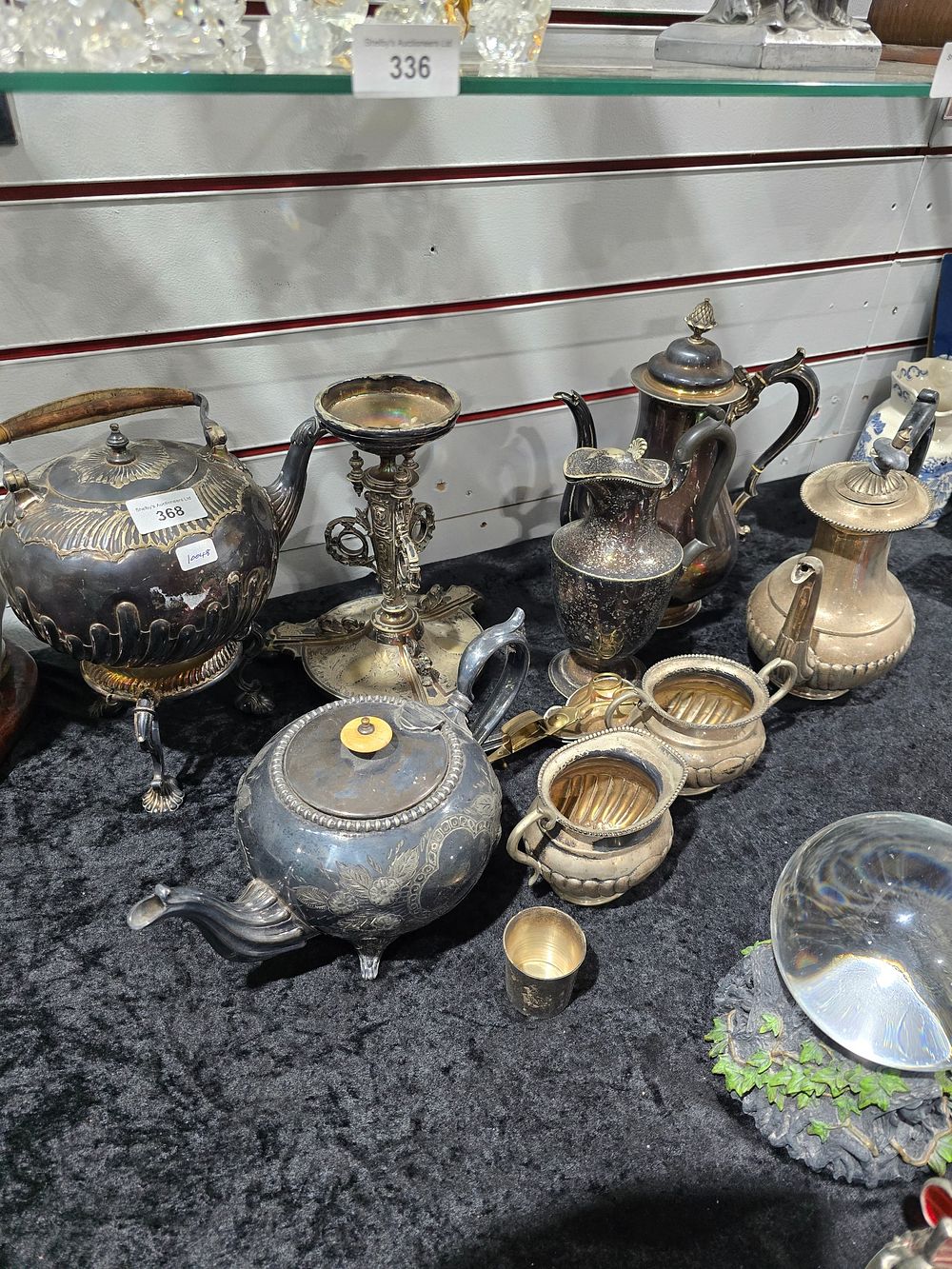 Lot 368: SELECTION OF VARIOUS AGE VICTORIAN ONWARDS PLATED WARE...
