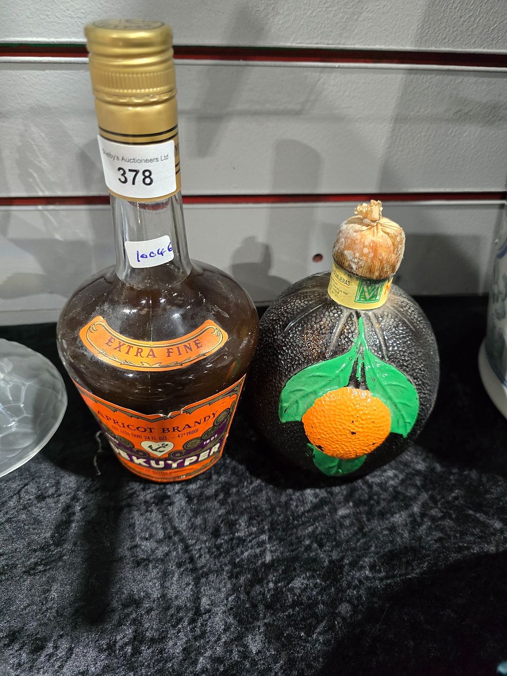 Lot 378: DEKUYPER APRICOT BRANDY WITH GRAPE LIQUER