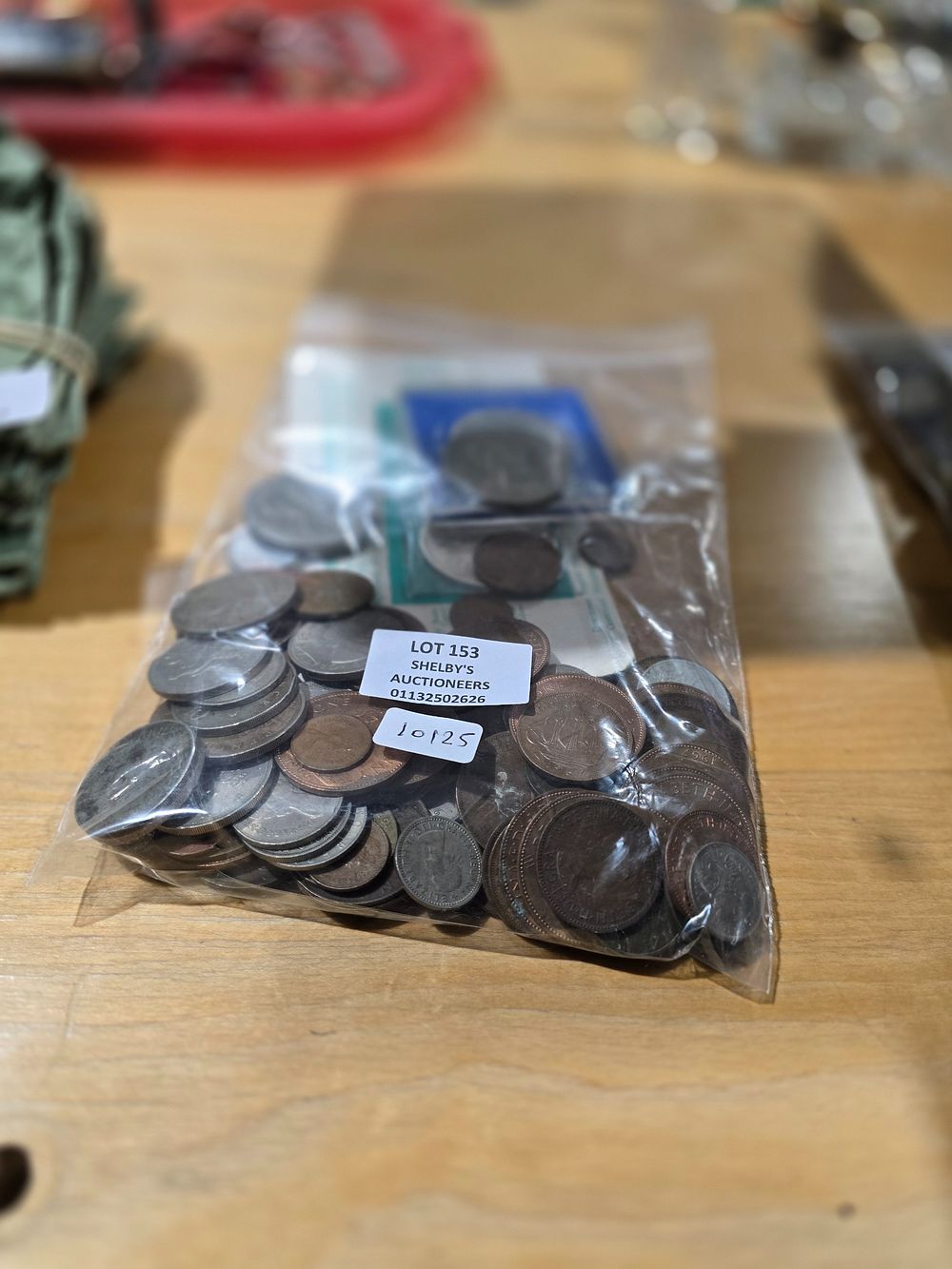 Lot 153: 1 X BAG CONTAING VARIOUS BRITISH COINAGE