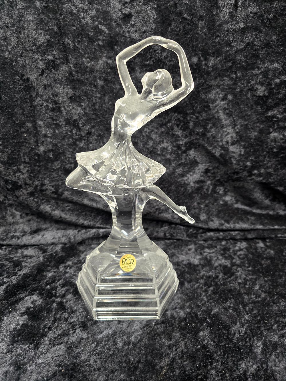 Lot 162: royal rock crystal ballerina figurine
