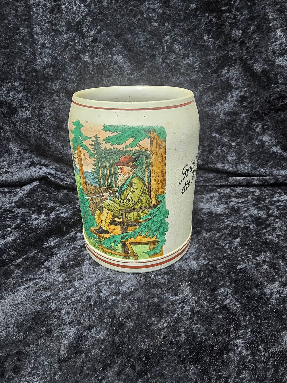 Lot 185: german pottery tanker