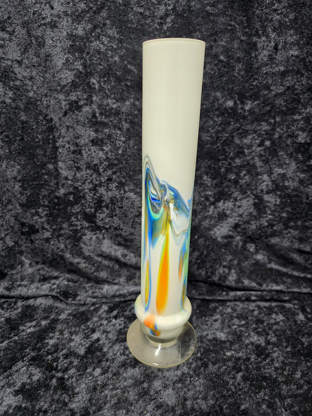 Lot 201: 1960s glass vase