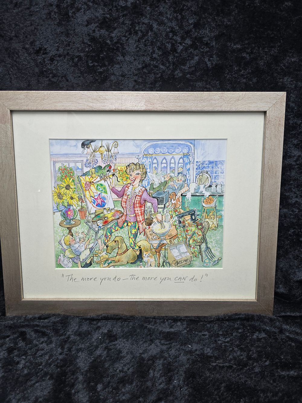 Lot 219: chesweel print the more you do