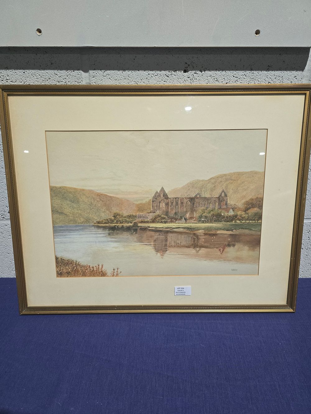 Lot 226: stanley cooper water colour abbey scene