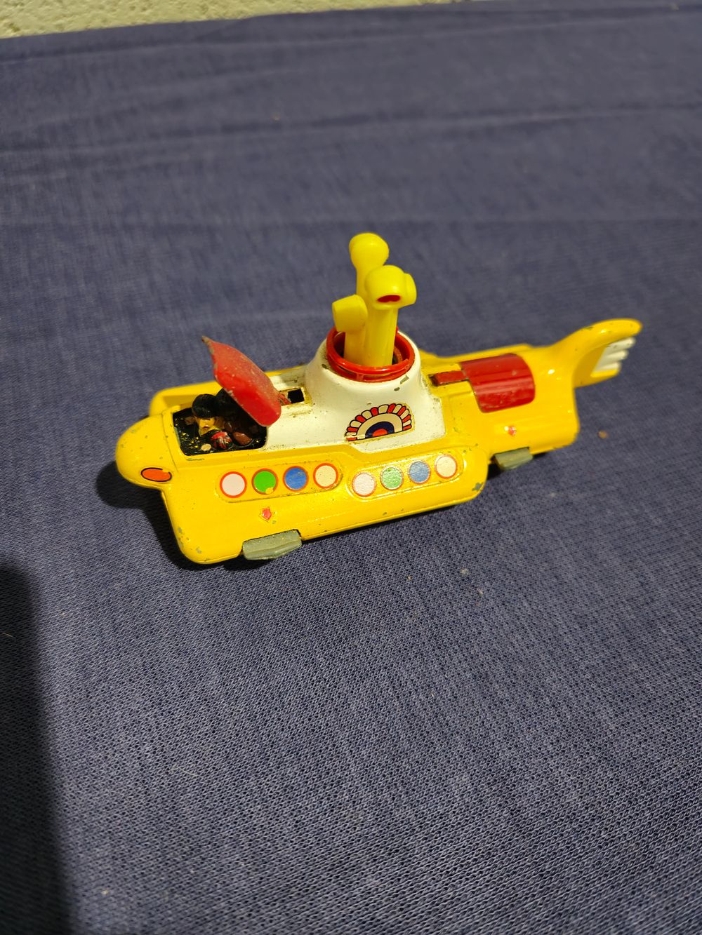 Lot 258: corgi toys the beetles yellow submarine vehicle not complete