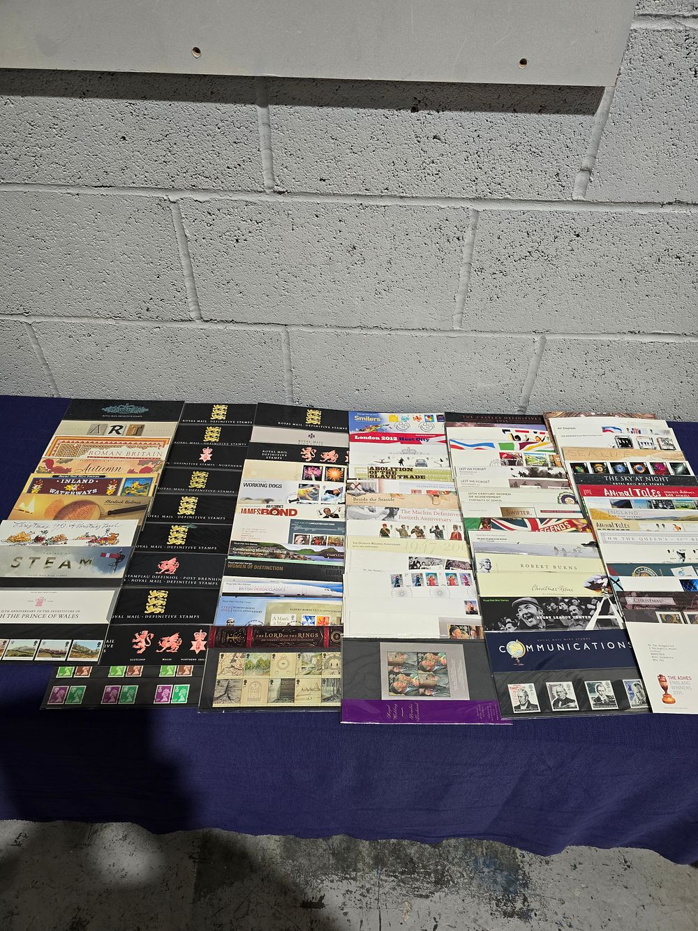 Lot 278: 77 x vairous royal mail first day covers lord of the rings etc