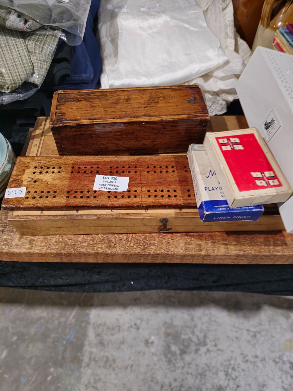 Lot 320: selection of various dominoes and games