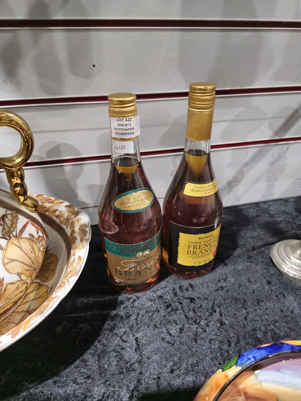 Lot 422: 2 x bottles of french brandy