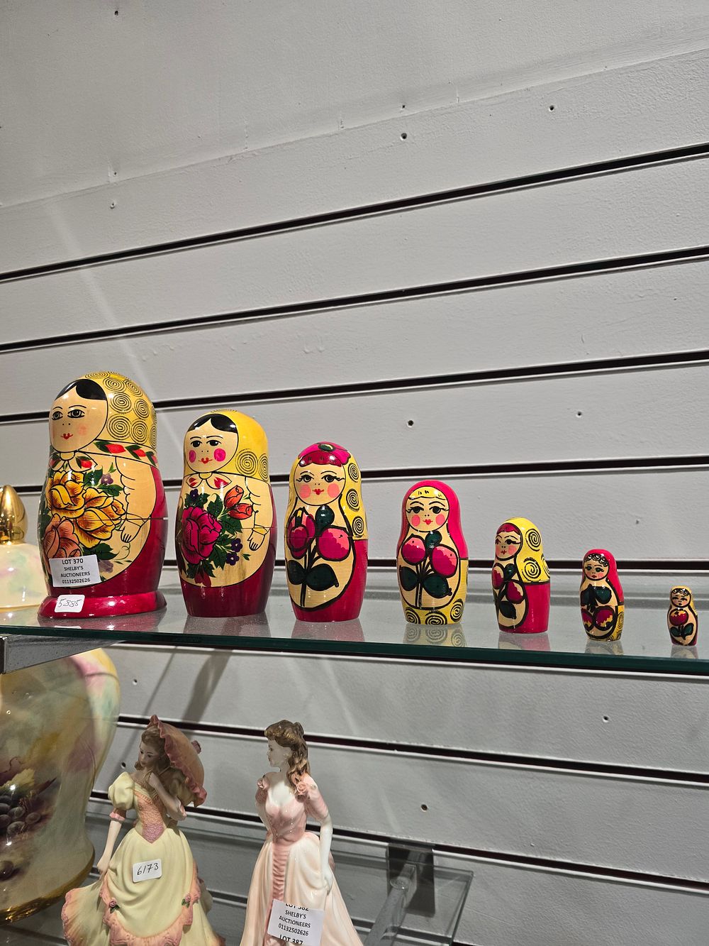 Lot 370: selection of russion dolls