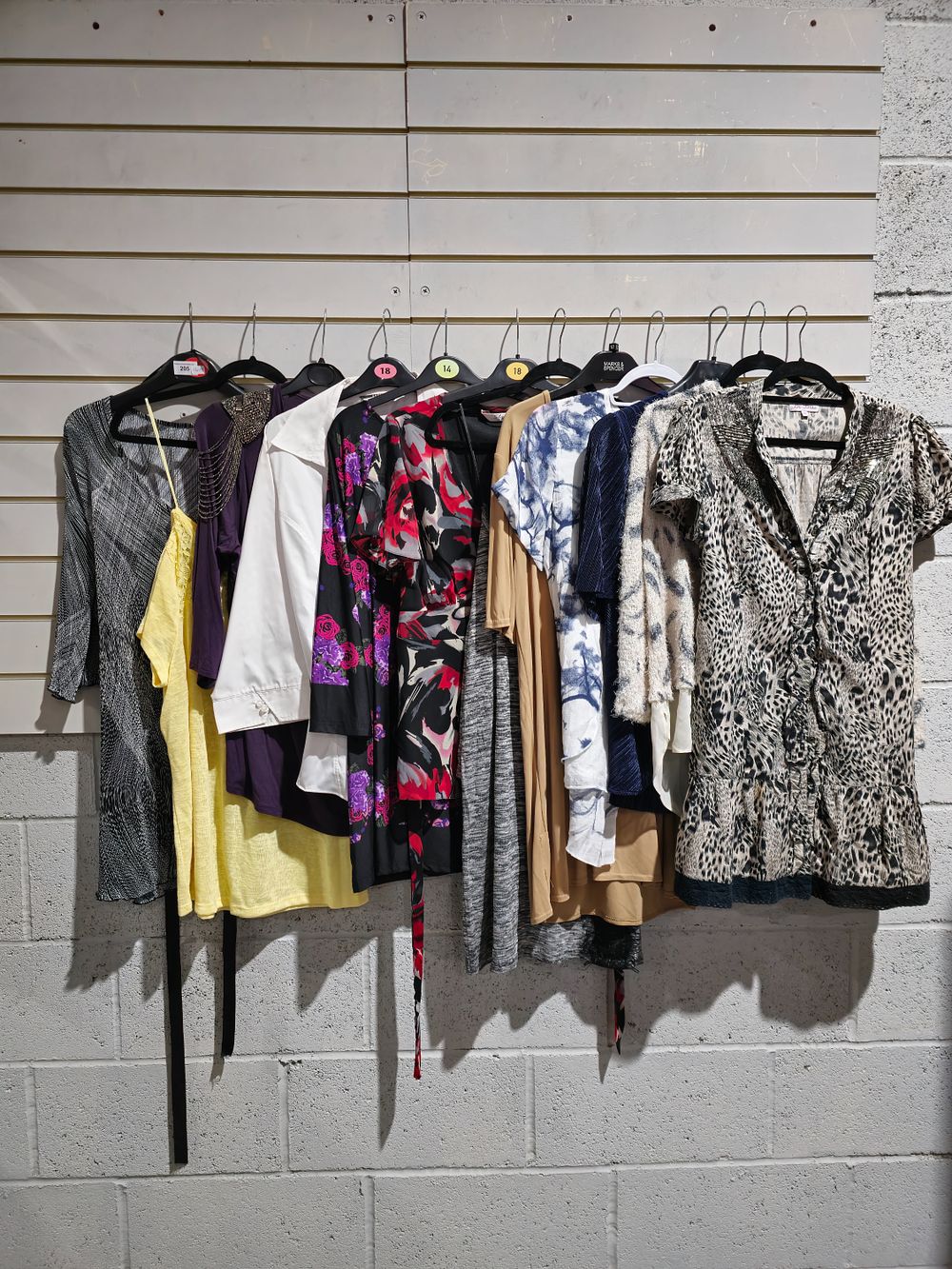 Lot 205: 10 various ladies tops size 16 -1811