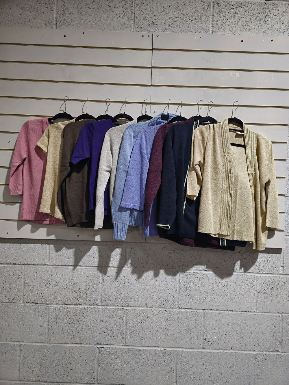 Lot 245: 10 various ladies tops mixed sizes