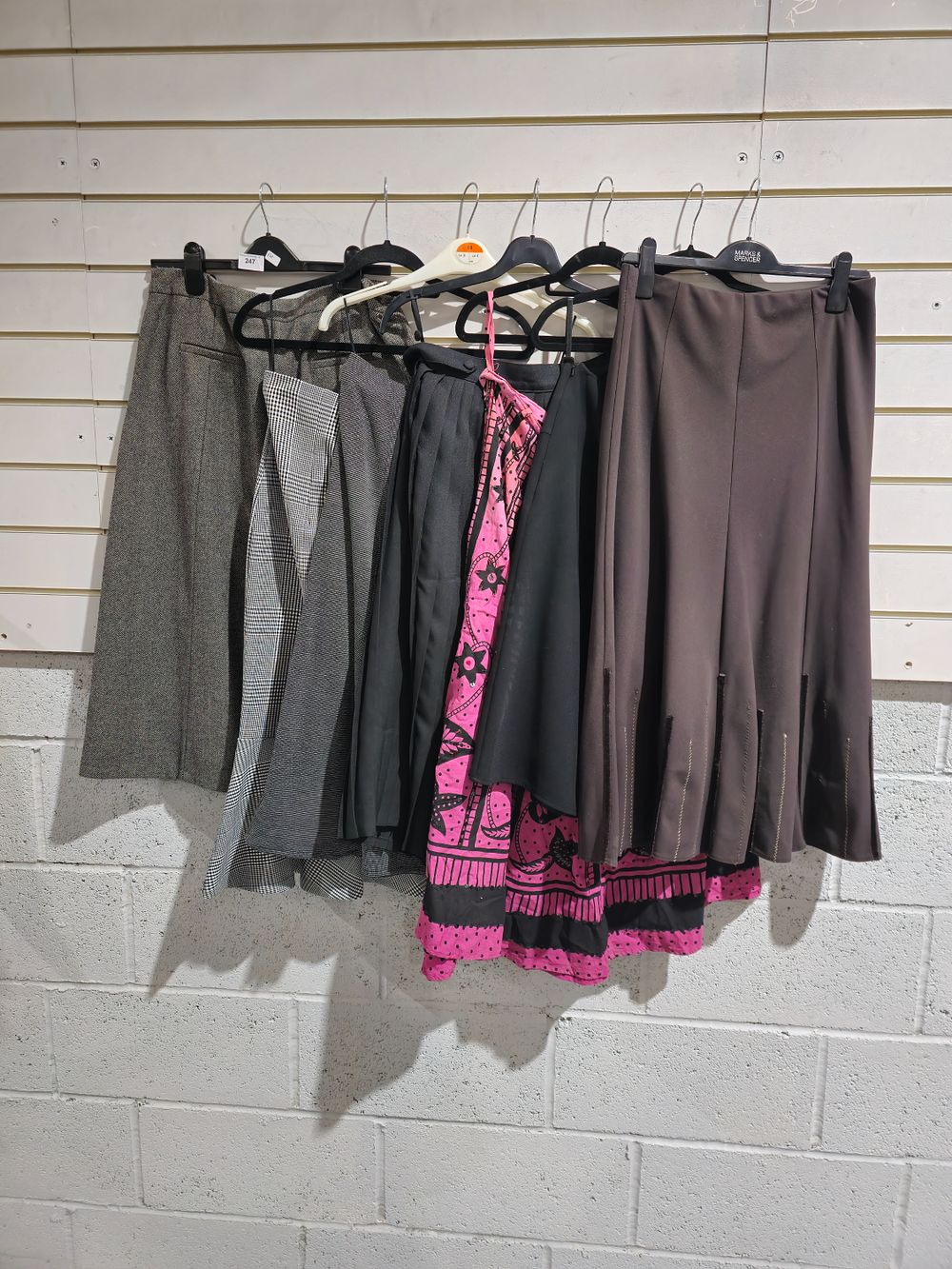 Lot 247: 10 various ladies long skirts size 16